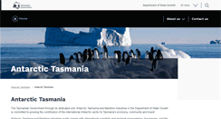 Desktop Screenshot of antarctictasmania.com