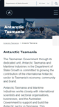 Mobile Screenshot of antarctictasmania.com